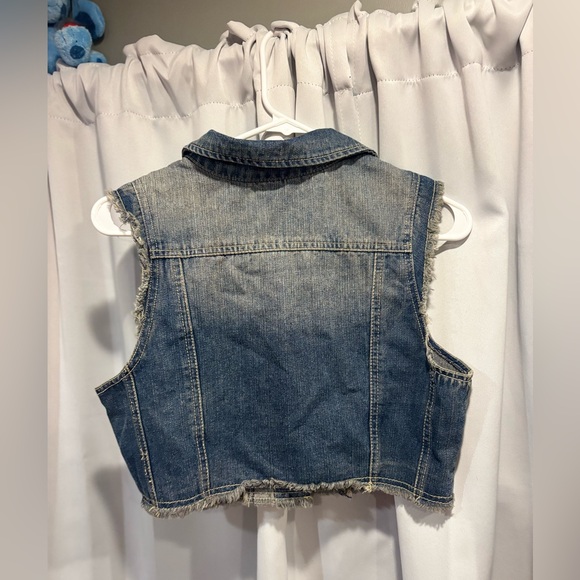Kids Size large Jean jacket Vest - Picture 3 of 3